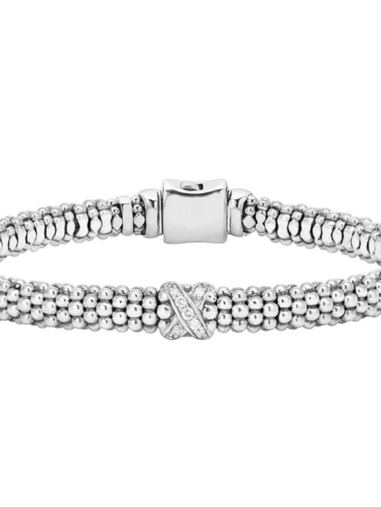 LAGOS Jewelry - AUTHENTIC LAGOS Caviar Diamond and Sterling Silver Bracelet